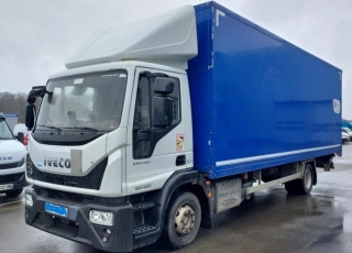 Truck IVECO EUROCARGO ML120E22P    with box, year 2016