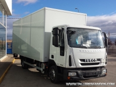 IVECO Eurocargo ML75E18, Euro5, year 2010, with 110. 229km, close box 6.5x2.35x2.50m and lift door.