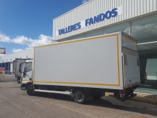IVECO Eurocargo ML75E18, Euro5, year 2012, with 76.205km, close box 5,95x2,45mx2,42m and lift door.