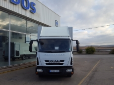 IVECO Eurocargo ML75E19/P, Euro6, year 2014, with 64.471km, close box 6,05x2,45mx2,35m and lift door.