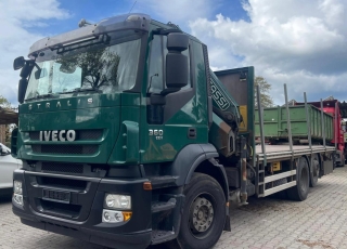 Truck IVECO STRALIS AD260S36YP  3 ejes    with box, year 2010