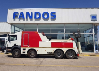 Camión marca Scania modelo P380, 8x4, con cambio manual, con tan solo 45.275km, del año 2006, equipado con equipo remolcador, dos cabrestantes.
Precio sin impuestos.