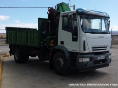 Truck IVECO ML180E28K, only 32.000km, year 2004, tipper box with crane Toimil 165/6S, 6 arms,  winch, remote control.