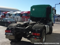 Tractor head MAN 19.414FLT, 4x4, manual gearbox, with bed and 755.200km.