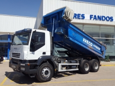Used Tipper IVECO AD380T38, 6x4 year 2005 with box Galucho.