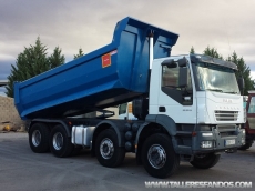 Tipper truck IVECO AD410T38, 8x4, year 2006, only 16.435km, like new