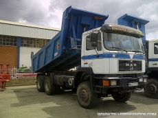 Camión usado marca MAN 26.372, 6x6, manual, del año 1991, 266.327km.
