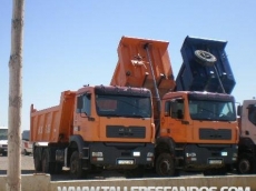 Dumper MAN TGA 360, 6x4, del año 2003