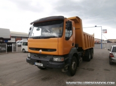 Dumper Renault Kerax 400.34, 6x4, Euro 2, no es DCI, es el mecánico