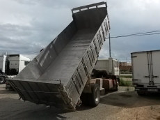 Truck Renault DG-260.20, year 1990 with tipper box.