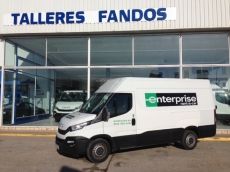 Used Van IVECO Daily 35S13V of 12m3, year 2015, with 55.426km.