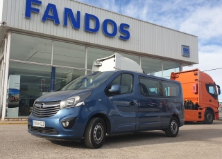 Furgoneta de ocasión de 9 plazas.
Marca Opel Vivaro 125cv, 
del año 2018, 
con 61.400km.
Biturbo, doble climatizador, pantalla con navegador, airbag, asientos desmontables ... 
Dada de alta como vehículo mixto.

Precio 16.500€ + IVA sin garantía.
Furgoneta con todas revisiones, mantenimientos e ITVs al día.