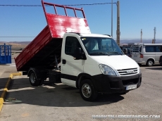 Tipper van IVECO Daily 35C12, year 2008, 56.788km with box of 3.45x2m.