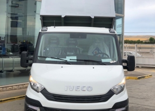 New Van IVECO 35C15 with blue tipper box.