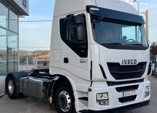Cabeza tractora IVECO AS440S50TP, 
Hi Way, 
Automática con intarder, 
Del año 2016, 
Con 816.525km,
Neumáticos 315/80R22.5,  Precio 25.000€+IVA, con tractora reacondicionada y sin garantía.