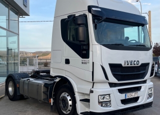 Cabeza tractora IVECO AS440S50TP, 
Hi Way, 
Automática con intarder, 
Del año 2016, 
Con 816.525km,
Neumáticos 315/80R22.5,


Precio 25.000€+IVA, con tractora reacondicionada y sin garantía.