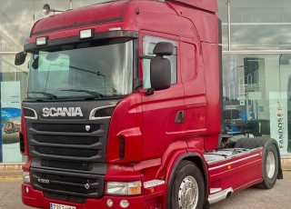 Cabeza tractora,
SCANIA R500, 
automática con intarder, 
de 2012, 
con 1.183.150km,
Con neumáticos 385/65R22.5 y 315/80R22.5  Precio 32.500€ reacondicionada, .