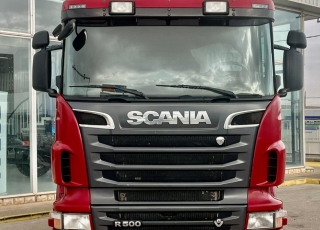 Cabeza tractora,
SCANIA R500, 
automática con intarder, 
de 2012, 
con 1.183.150km,
Con neumáticos 385/65R22.5 y 315/80R22.5  Precio 32.500€ reacondicionada, .