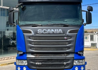 Cabeza tractora,
SCANIA R520, 
automática con intarder, 
de 2014, 
con 1.101.927km,
Con neumáticos 385/65R22.5 y 315/80R22.5  Precio 32.500€