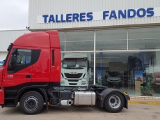 Cabeza tractora IVECO AS440S42TP, con motor ecostralis, automática con intarder, del año 2012, con 480.842km, con 12 meses de garantía de cadena cinemática.