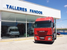 Tractor head IVECO AS440S42TP, automatic with retarder, year 2011, with 360.672km.