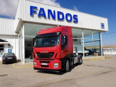 Tractor head IVECO AS440S42TP, Hi Way, automatic with retarder, year 2014, with 448.366km.