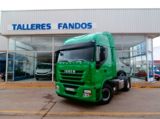 Cabeza tractora IVECO AS440S50TP, automática con intarder, del año 2012, con 471.313km, con 12 meses de garantía de cadena cinemática y ADR completo.