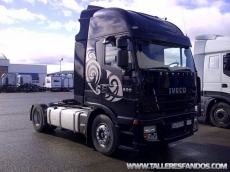 Tractor unit IVECO Stralis AS440S50TP, automatic with retarder, year 2007, Cube cabin.