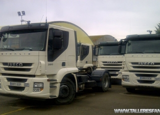 11 Tractoras IVECO AT440S36TP, Euro 5, Eurotronic con intarder.