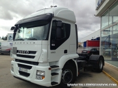 Tractor head IVECO AT440S45TP, manual with retarder, year 2010, with 613.340km.