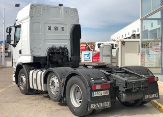 Tractor head Renault Premium 450.26T, automatic with retarder, 6x2, with 750.000km year 2008.