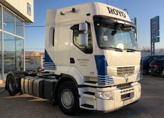 Cabeza tractora RENAULT PREMIUM 460.18T, automática con intarder, del año 2013, con 801.757km