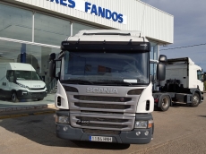 Tractor head Scania P400 automatic with retarder, year 2012, 512.526km with bed.