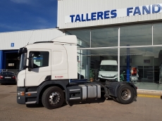 Tractor head Scania P400 automatic with retarder, year 2012, 512.526km with bed.