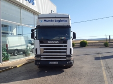 Tractor head Scania R124 420hp manual with retarder, year 2004, 1.439.925km with 2 beds.