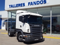 Cabeza tractora de ocasión marca Scania modelo R420, Opticruise con intarder, año 2009, 1.020.615km, con cama.