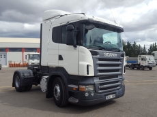 Tractor head Scania R420 opticruise with retarder, year 2009, 1.039.065km with bed.