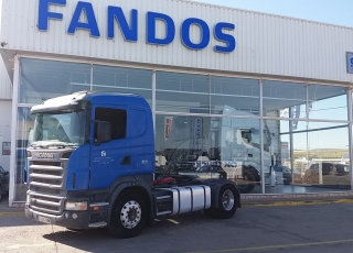 Cabeza tractora de ocasión marca Scania modelo R420, Opticruise con intarder, año 2006, 1.148.837km.
Precio sin impuestos.