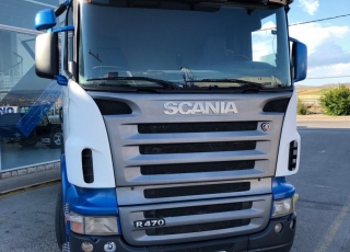 Cabeza tractora de ocasión marca Scania modelo R470, Opticruise con intarder y equipo hidráulico , año 2006, 1.118.682km.