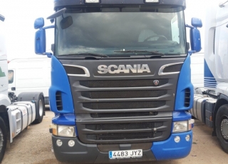 Cabeza tractora de ocasión 
marca Scania 
modelo R500,
 opticruise con intarder, 
año 2011, 
1.165.000km.