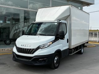 Caja cerrada con plataforma elevadora IVECO 35C16  20m3 Automática