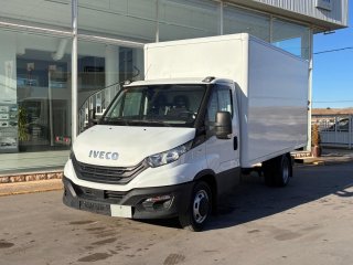 Caja cerrada con plataforma elevadora IVECO 35C16 20m3