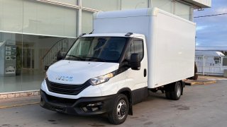 Caja cerrada con plataforma elevadora IVECO 35C16 20m3