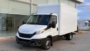 Caja cerrada con plataforma elevadora IVECO 35C16 20m3