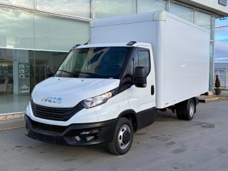 Caja cerrada con plataforma elevadora IVECO 35C16 20m3