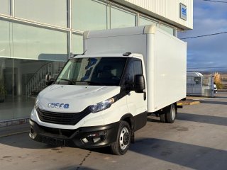 Caja cerrada con plataforma elevadora IVECO 35C16 20m3