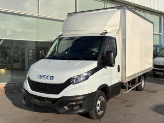 Caja cerrada con plataforma elevadora IVECO 35C16 20m3