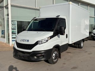 Caja cerrada con plataforma elevadora IVECO 35C16 20m3