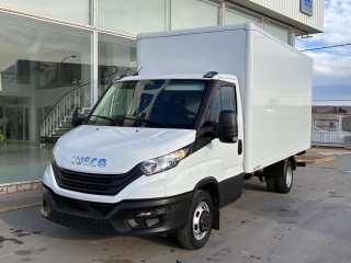 Caja cerrada con plataforma elevadora IVECO 35C16 20m3