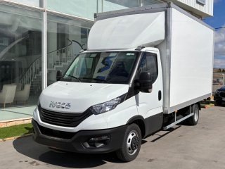 Caja cerrada con plataforma elevadora IVECO 35C16 3.0 20m3